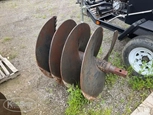 Used Auger Bit in yard,Used Blue Diamond Auger,Side of Blue Diamond Auger,Side of used Auger